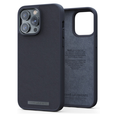NJORD Genuine Leather Case iPhone 14 Pro Max Black