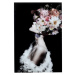 KARE Design Skleněný obraz Flowery Beauty 80x120cm