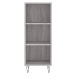 vidaXL Skříň highboard šedá sonoma 34,5x32,5x180 cm kompozitní dřevo