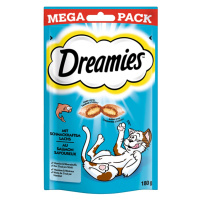 Dreamies Mega Pack s lososem, 180 g