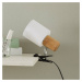 Spot-Light Moderní svítilna s klipem Clampspots bílé stínidlo