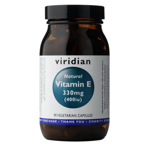 Viridian Vitamin E 330 mg 400iu 90 kapslí