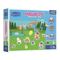 Trefl Magnetické Peppa a její zábava Peppa Pig v krabici 28,5x22x5cm 12 dílků