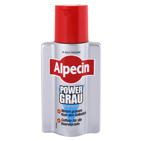 Alpecin PowerGrau šampon proti vypadávání vlasů pro muže na šedé vlasy 200 ml