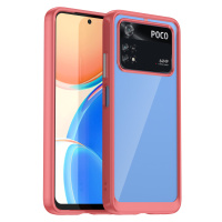 Silikonové pouzdro Space s barevným rámem na Xiaomi Poco M4 PRO 5G / Redmi Note 11s 5G Red