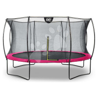 Trampolína s ochrannou sítí Silhouette trampoline Pink Exit Toys kulatá průměr 366 cm růžová