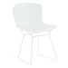 Výprodej Knoll designové jídelní židle Bertoia Plastic Side Chair (sedák bilý plast/ podnož ocel