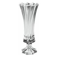 Crystal Bohemia Váza na noze Bromelias 390mm