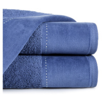 Bavlněný froté ručník se zirkony KARINA 50x90 cm, modrá, 500 gr Eva Minge Varianta: ručník - 1 k