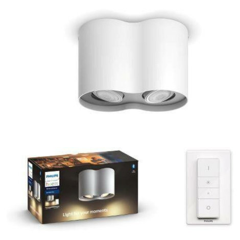 PHILIPS HUE Hue White Ambiance Stropní bodové svítidlo Philips Pillar BT 8719514338463 LED GU10 