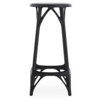 Barová židle A.I. STOOL LIGHT, v. 65 cm, černá - Kartell