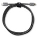 iWant certifikovaný pletený USB-C - Lightning kabel 1,8m vesmírně šedý (2.gen)