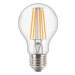 LED žárovka E27 PILA A60 Filament čirá 4,3W (40W) teplá bílá (2700K)