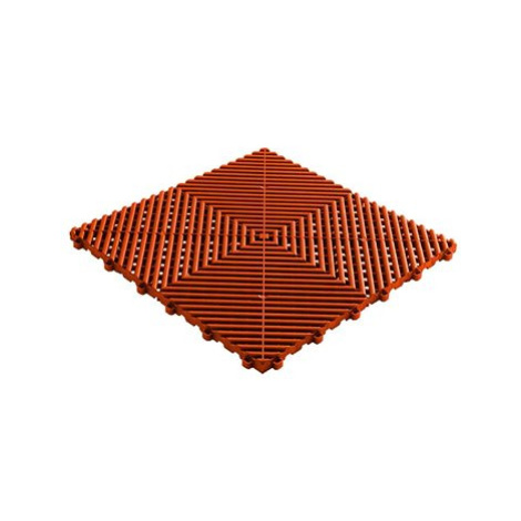 Swisstrax dlaždice modulární podlahy typu Ribtrax Pro 40×40 cm barva Tropical Orange oranžová