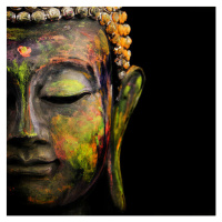 Umělecká fotografie Colorful Buddha, kdfotografie, (40 x 40 cm)