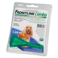 Frontline Combo Spot-On pro psy M roztok pro nakapání na kůži - 4 x 1,34 ml