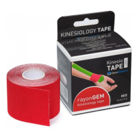 GM rayon kinesiology tape hedvábný 5 cm x 5 m red