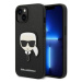 Karl Lagerfeld KLHCP14MSAPKHK hard silikonové pouzdro iPhone 14 PLUS 6.7" black Saffiano Karl`s 