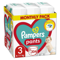 PAMPERS 3 6-11 kg 204 ks