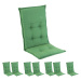 Blumfeldt Coburg, polstr, čalounění na židli, vysoké opěradlo, zahradní židle, polyester, 53 x 1