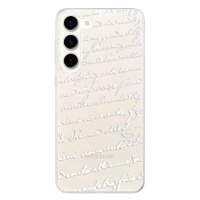 iSaprio Handwriting 01 pro white pro Samsung Galaxy S23+ 5G