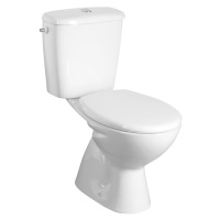 Aqualine MIGUEL WC kombi, dvojtlačítko 3/6l, spodní odpad, bílá