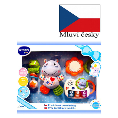 Vtech První dárek pro miminko (CZ) - modrý