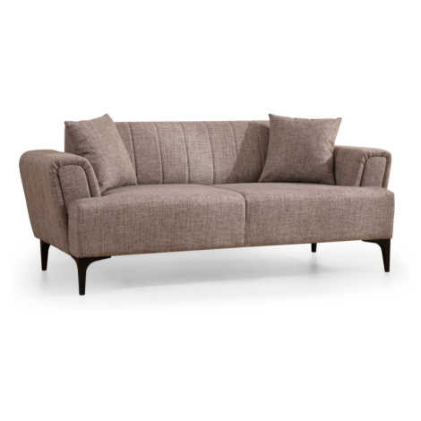 Hanah Home Dvoumístná pohovka Hamlet 180 cm světle hnědá