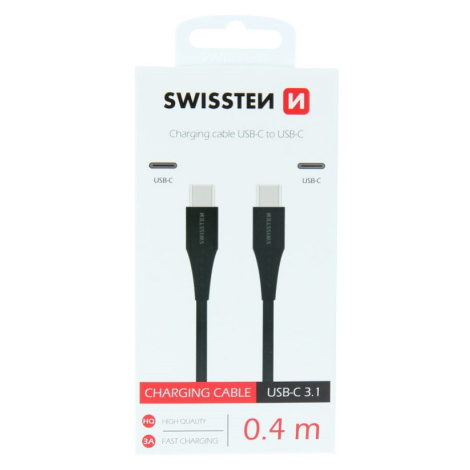 Swissten Kabel USB-C / USB-C 0,4 M B