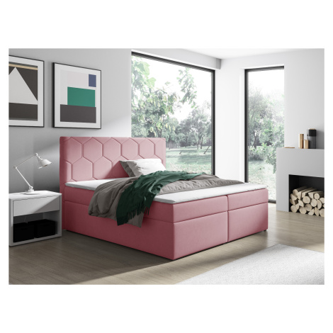 Růžové postele