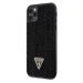 Guess Rhinestones Triangle Metal Logo kryt pro iPhone 11 Pro černý