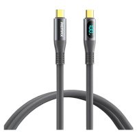 Kabel Remax Zisee USB-C na USB-C, RC-C032, 1,2 m, 100 W, (šedý)