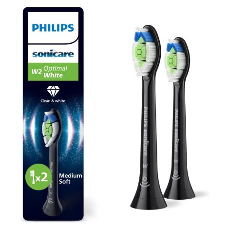 Philips Sonicare Optimal White Standard HX6062/88 náhradní hlavice 2 ks černé
