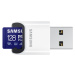 Samsung micro SDXC 128GB PRO Plus + USB adaptér MB-MD128SB/WW Modrá