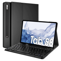 Klávesnice S Pouzdro Pro Samsung Galaxy Tab S7 S8 11.0 Černá