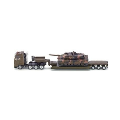 SIKU Super 1872 - Těžký transportér přepravující tank, 1:87