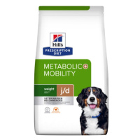 Hill's Prescription Diet Metabolic + Mobility Weight + Joint Care suché krmivo pro psy 4 kg