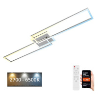 Brilo Brilo - LED Stmívatelný přisazený lustr FRAME 2xLED/20W/230V Wi-Fi Tuya + DO
