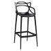 ArtKing Barová židle HILO 65 cm | černá