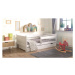 STA Dětská postel 160x80 cm Daduš + šuplík + matrace - bílá