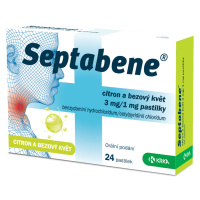 Septabene citron a bezový květ 3mg/1mg pas.24