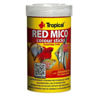 Tropical Red Mico Colour Sticks 100ml/32g krmivo pro masožravé a všežravé ryby