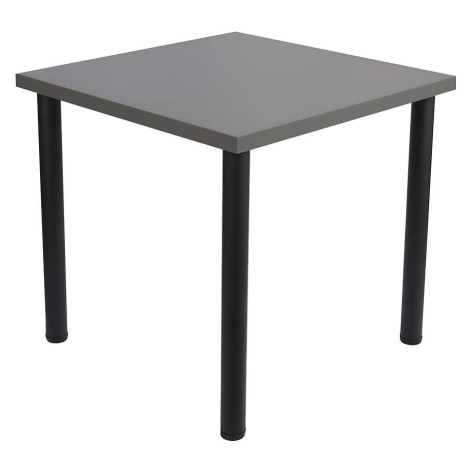 Stůl Ron 80x80 grafit BAUMAX