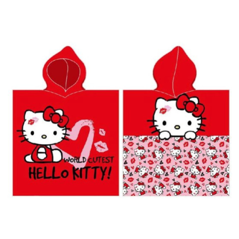 Dětské pončo - HELLO KITTY NEJROZTOMILEJŠÍ NA SVĚTĚ