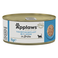 Applaws Cat filety z tuňáka a sýr 24 × 70 g