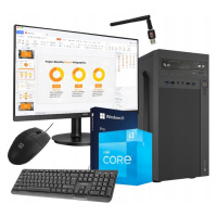 Set počítač do kanceláře Core i3 12100|1TB NVMe|DVD|WIFI|MONITOR|WINDOWS 11