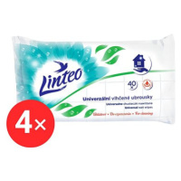 LINTEO vlhčené ubrousky univerzální (4× 40 ks)