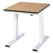 RAU Psací stůl s elektrickým přestavováním výšky, deska z MDF, nosnost 300 kg, š x h 750 x 1000 