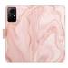 iSaprio flip pouzdro RoseGold Marble pro Xiaomi Redmi Note 12S