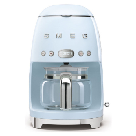 Kávovar na překapávanou kávu Smeg 50's style DCF02PBEU / 1050 W / 1,4 l / pastelově modrá Varian